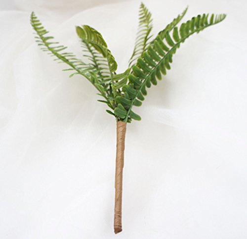Lily Garden 12" Artificial Soft Plastic Boston Fern - Package Of 6 #TOP2
