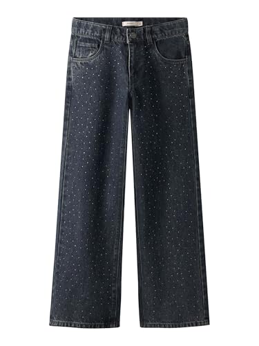 Jeans Nkfrose Wide Rhine de Name It vaqueros cómodos de cintura ajustable para niña