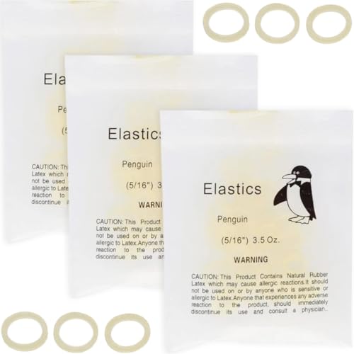 BLPRKOT 300 Pièces Élastiques Orthodontiques, 5/16 Elastique Dentaire avec 5 Outils de Placement, Bandes en Caoutchouc Dentaire