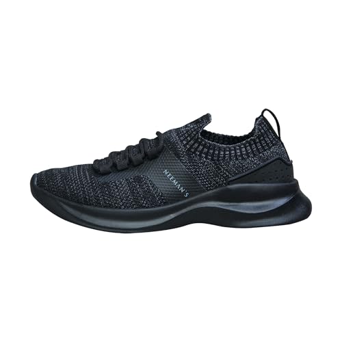 Image of Neeman's Fuse Knit Sneakers for Men & Women | Breathable Knit Upper, Supportive Heel Counter & Lightweight Cushioned EVA Sole | Everyday Walking, Travel & Casual Comfort Shoes
