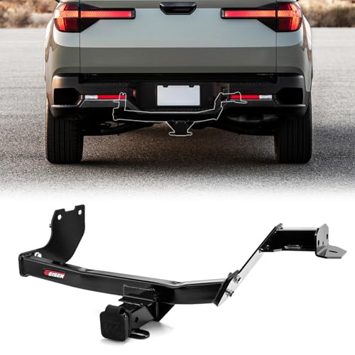 WeiSen Class 3 Trailer Hitch 2" Receiver Fit Hyundai Santa Cruz 2022-2025 All Accessories Heavy Duty Steel Tow Hitch Black for Ball Mounts, Cargo Racks, Bike Racks