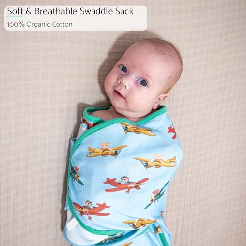 Image of LollyBanks Newborn Swaddle,100% Organic Cotton Baby Swaddle for Newborn