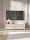 Selsey Meuble TV Suspendu Fiorra 37x144x38,3cm - TV Lowboard Cashmere - Hängend - Moderne Eleganz - Raffiniertes Design - 3 Fächer - Integrierter Kabeldurchgang - Selbstmontage - Holzoptik Beige/Grau