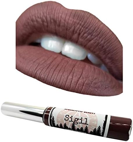 Apocalyptic Beauty Goth Liquid Lipstick for Cosplay - 100% vegan & cruelty-free beauty products inspired by Horror, Pop Culture, and the Absurd (Sigil)