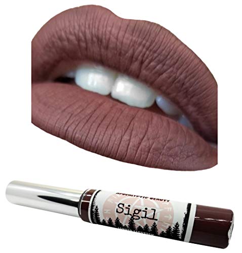 Apocalyptic Beauty Goth Liquid Lipstick For Cosplay - 100% Vegan & Cruelty-Free Beauty Products Inspired By Horror, Pop Culture, And The Absurd (Sigil) #TOP2