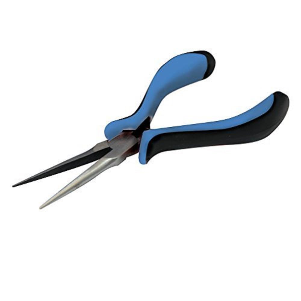 Silverline Needle Nose Mini Pliers 155mm (250388), Blue - Image 2