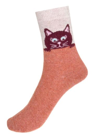 Image of Shag Wear Women's Novelty Angora Socks, Cute Animal Casual Cozy Soft and Warm, 3 Pack