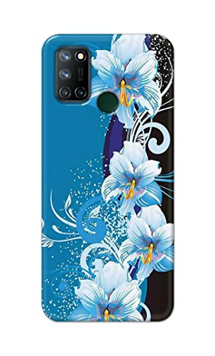 Image of PRINTFIDAA Beautiful Floral Design Printed Designer Hard Case for Relame C17 / Realme 7i Back Cover -(e) RPM1006