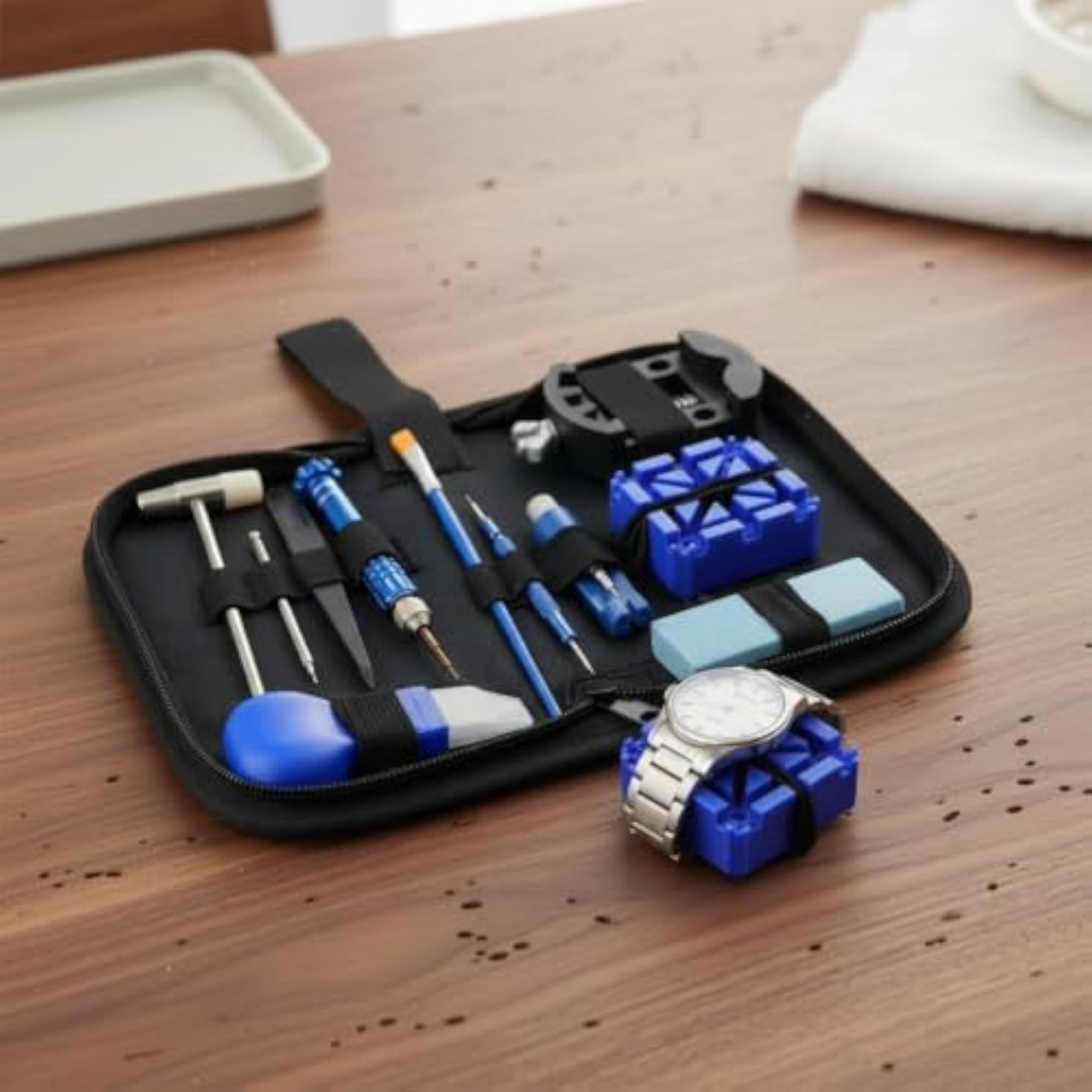 11-Piece Watch Repair Tool Set for Maintenance
