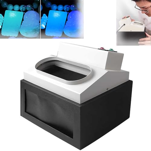 McbeAn Jewelry Identification Instrument, Jade Testing Equipment, 2 Identification Light Sources, High Brightness, Accurate Identification, for Jewelry, Jade, Antiques, Jade, Toys, Daily Use