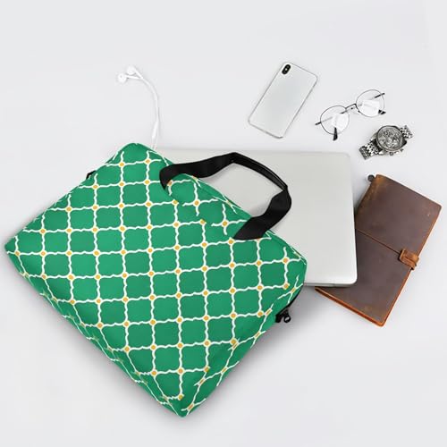 Bolsa maletín para laptop ALAZA verde modelo Morocco 13-15.6" miniatura 7