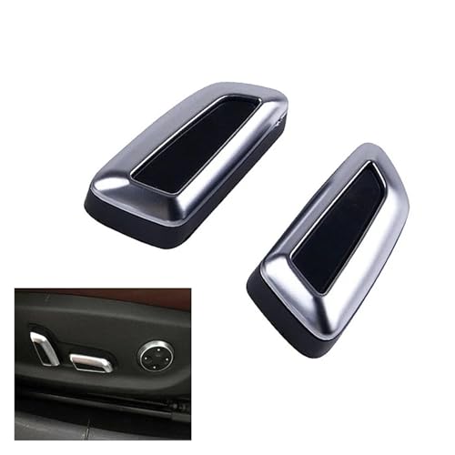 Interruptor de asiento cromado negro para VW Jetta MK5 MK7 y Passat 5