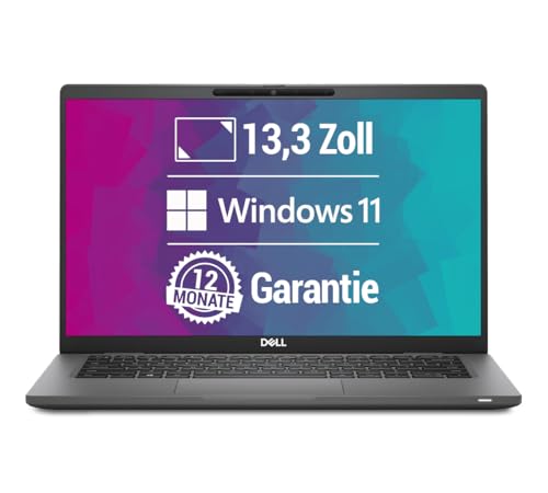 Dell Latitude 7320 13,3 Zoll Full HD Laptop Intel Core i5-1145G7@ bis zu 4,4 GHz 16 GB 256 GB SSD mit Windows 11 Pro & GRATIS Antiviren-Software inkl. 12 Monate Garantie (GeneralĂĽberholt)