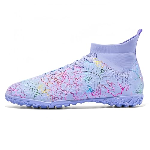 Image of Mens Soccer Cleats Womens Indoor Soccer Shoes Wide Baseball Turf Shoes Adult Youth Rugby Shoes Big Boys Small Spikes AG TF Football Boots