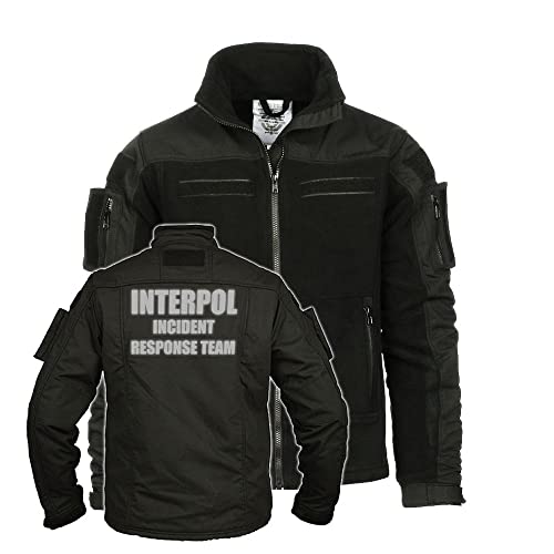 Chaqueta de forro polar Interpol International térmica con reflectante Copytec