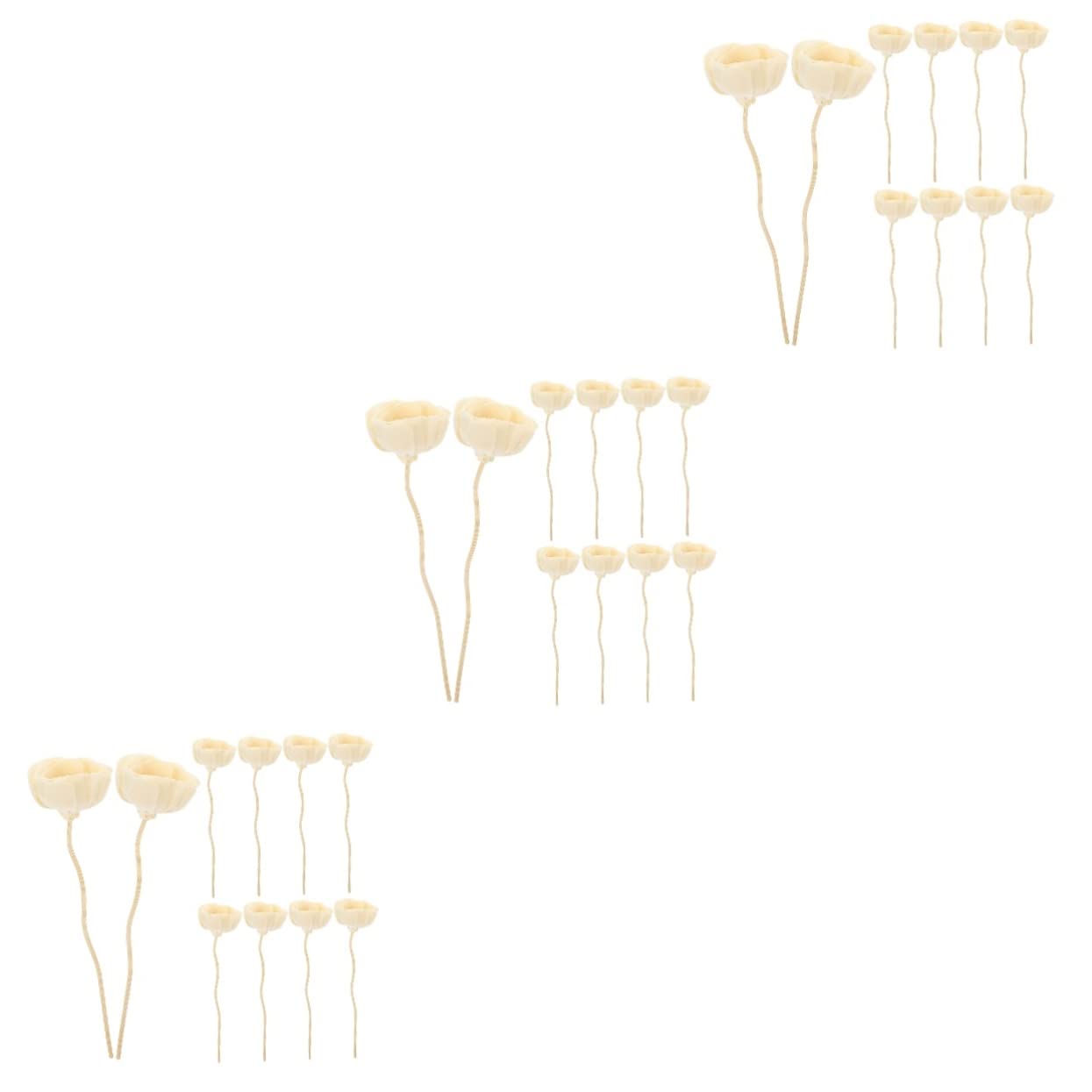 Bâtonnets diffuseurs d'huile essentielle OUNONA en rotin naturel pour flacon de parfum