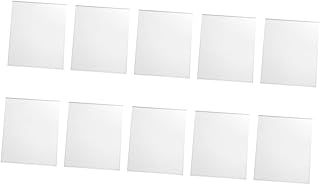 ULTECHNOVO 30 Pcs Transparent Acrylic Sheet Glass Panels Sheer Panels Plastic Panel Clear Plastic Sheets Acrylic Sheet for DIY Acrylic Sheet Board Acrylic Board Square Glass
