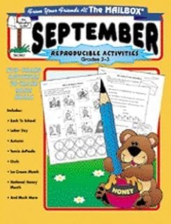 September Reproducible Activities, Grades 2-3- From your Friends at The Mailbox