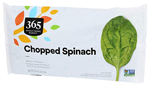 365 by Whole Foods Market, Frozen Vegetables, Chopped Spinach, 16 Ounce