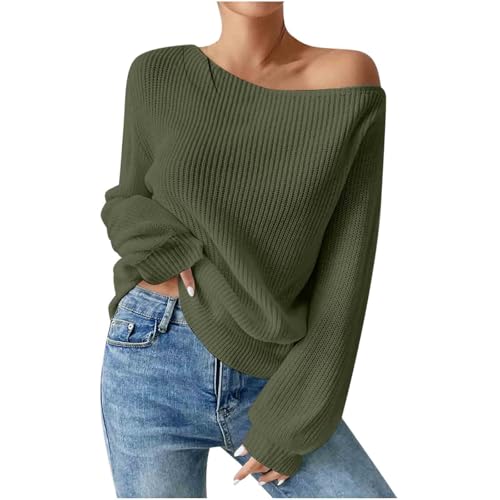 Sweaters for Women Drop Shoulder Crochet Tops...