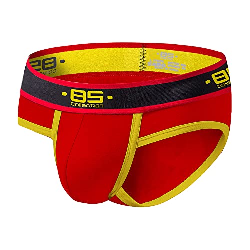 Evankin Men's Cotton Sexy Briefs Comfort Low Rise Underwear Breathable Stretch Bikini Bulge Pouch