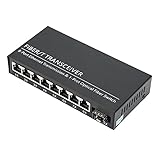 BONKZEBU 8-Port-Gigabit-Switch für Effiziente Datenübertragung in Geschäftsumgebungen. RJ-45 SC-Glasfaserschnittstellen