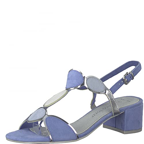 Marco Tozzi Damen 2-2-28230-28 Sandalette Sandale mit Absatz, Sky Comb, 39 EU Cover