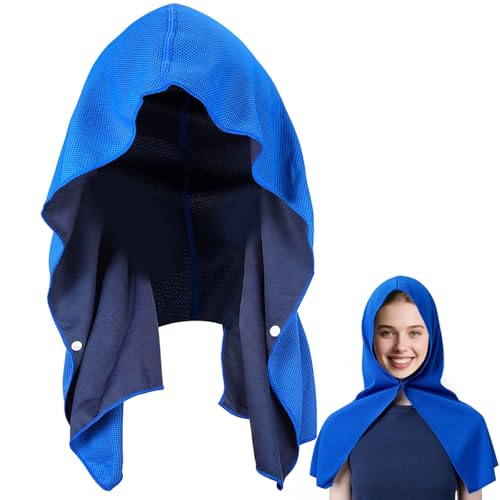 Asciugamano Rinfrescante Sportivo, Bandana Refrigerante, Asciugatura Rapida Asciugamano con Cappuccio Rinfrescante, Asciugamani Rinfrescanti per Collo e Viso per Sport Campeggio Spiaggia Aperto