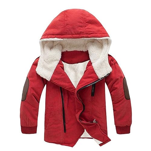 Toddler Polar Fleece Jacket Hooded Baby Boys Girls Autumn Winter Long Sleeve Thick Warm Outerwear Clothes