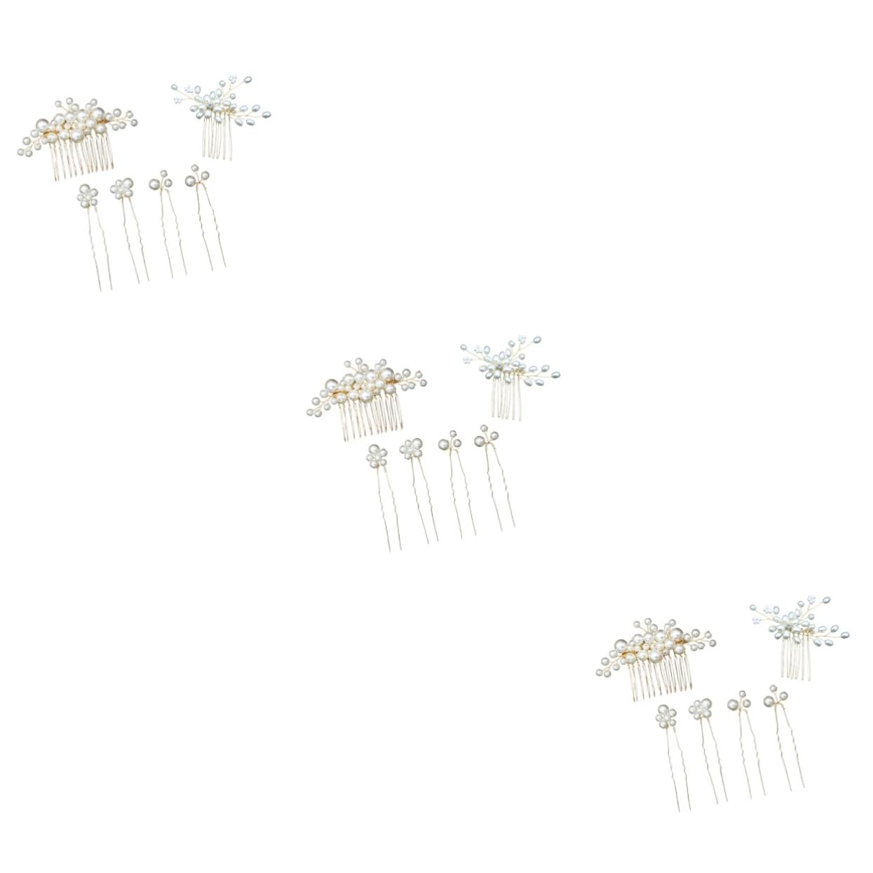 Beaupretty Ensemble De 6 Peignes Et Épingles À Cheveux Pour Mariée Accessoires De Coiffure Uniques Pour Fête De Mariage