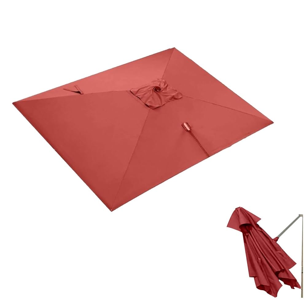 Recambio de parasol cuadrado de 250x250 cm para sustitución de lona