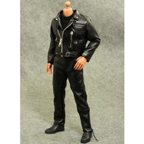Veste en cuir poupée 1/6 pour diorama urbain et photographie de figurine 30 cm