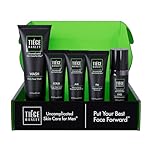 Tiege Hanley Advanced Skin Care Routine for Men with Eye Cream| Skin Care System Level 2 | Face Wash, Scrub, Two Moisturizers and Eye Cream | Made in USA | 30 Day Supply
