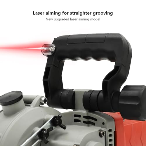 Electric Wall Chaser,5500W 7500RPM Wall Slotting Machine,Wall Groove Cutting Machine Slotter with Water Pump,40mm Maximum Groove Cutting Width, 42mm Channel Depth for Granite Marble Concrete Stone 5 Electric Wall Chaser,5500W 7500RPM Wall Slotting Machine,Wall Groove Cutting Machine Slotter with Water Pump,40mm Maximum Groove Cutting Width, 42mm Channel Depth for Granite Marble Concrete Stone - Image 5