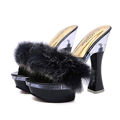 Sandales talons hauts 14cm femme été rouge pointure 34 avec semelle antidérapante
