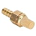 8mm Aquarium Bubble Stone, Gold Sandstone Bubble Diffuser Oxygen Pump Aeration Air Stone for Hydroponics Aquarium Fish