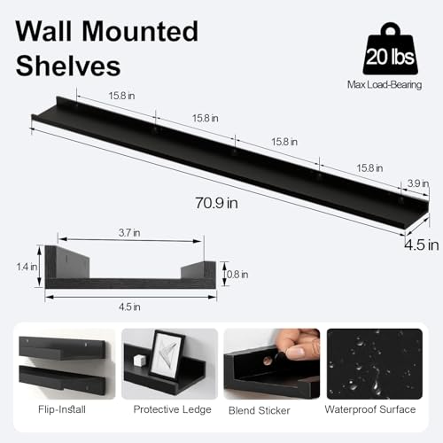 Estantes flotantes largos con descuento - ahora $89.99