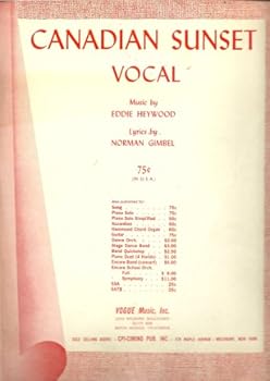 Sheet music Canadian Sunset Vocal Book