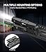 VOTATU MDL-IG 3000 Lumens Tactical Flashlight Laser Combo for Rifle, Green Laser/Light/IR Laser Sight Built-in Pressure Pad Switch, Compatible with M-LOK & Picatinny Rail