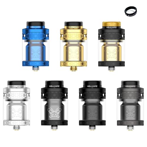 Hell vape Dead Rabbit4 RTA Tank Atomizer �w���׃C�v �f�b�h���r�b�g ���r���_�u�� �A�g�}�C�U�[ 26mm ���r�b�g4 �d�q�^�o�R VAPE HANA �I���W�i���o���h�t�� (�}�b�g�u���b�N)