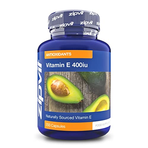 Zipvit Vitamin E Capsules 400IU, 200 Count