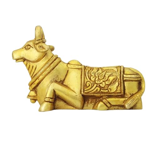 Nandi en laiton vahan de Shiv pour harmoniser le salon selon le Vastu Shastra
