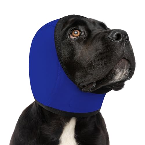 Image of Dog Calming Hoodie Dog Ear Wrap Noise Protection Ear Muffs for Dogs