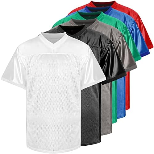 Blank Football Jersey, Sports T-Shirt Hip Hop