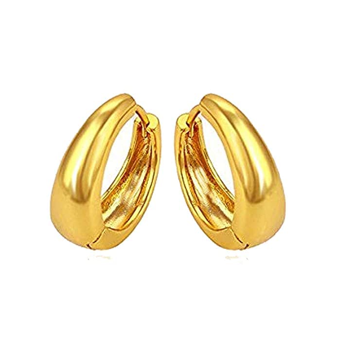 Men Jewellery Kaju Bali Salman Khan Bollywood Gold Hoop Earrings for Men and Boys