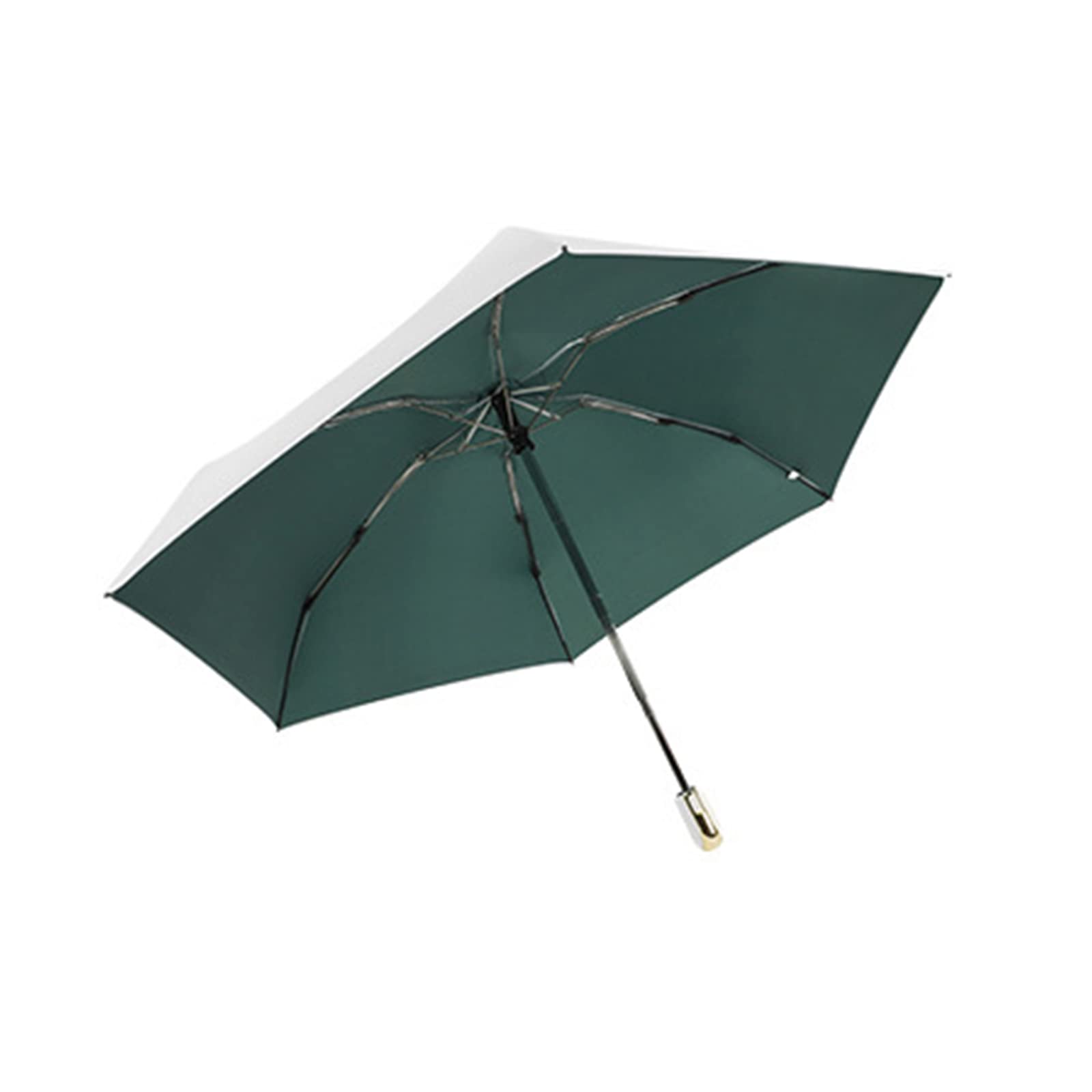 Parapluie De Poche, Ouverture/Fermeture Automatique 6 Nervures Parapluie Pliant Compact Léger Coupe-Vent Parapluie De Pluie De Soleil, Parapluie De Voyage Parapluie Anti-UV