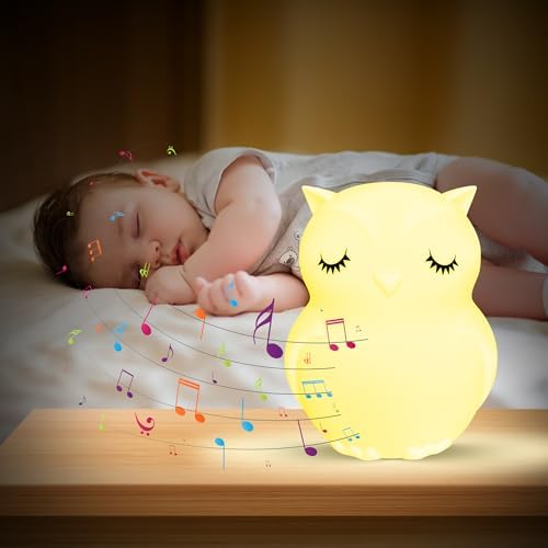 Luz nocturna infantil con maquina RUIDO BLANCO BEBE | Luz Quitami...
