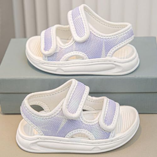 IWIHMIV Girl Sport Sandal Toddler Boys Cute Breathable Lightweight Sandal Outdoor Non Slip Casual Beach Soft Sole Shoes3