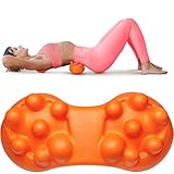 EcoEarth Hip Massager for Psoas Release (Firm) - 14 Massage Nodes for Sciatica & Piriformis Syndrome Pain Relief - Trigger Point Deep Tissue Massage Tool for Hip & Lower Back Pain