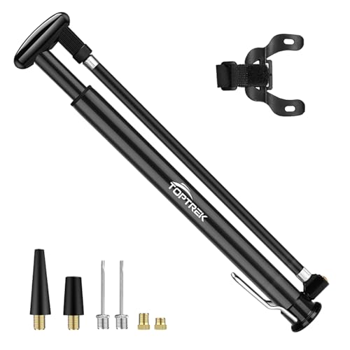 Bomba de mano toptrek pequeña con soporte para solucionar pinchazos en ruta de MTB